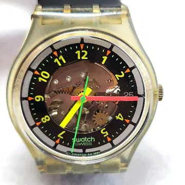 Swatch 블랙라인 시계