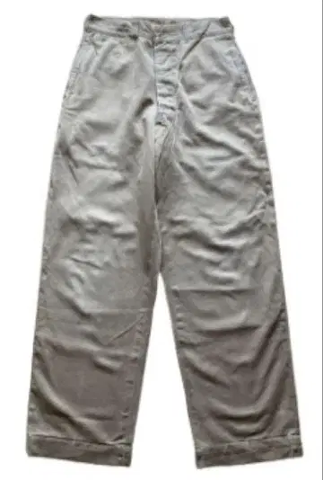 40s USARMY M-45 치노 팬츠 요소 버튼 투톤 USA 제조