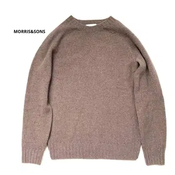 [ 새상품급 ] MORRIS&SONS 니트 스웨터 브라운 베이지 34 울