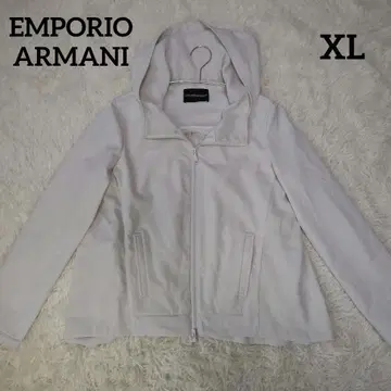 [ 화 ] 엠포리오 아르마니 집업 후드티 42 XL 화이트