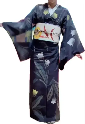 앤티크 기모노 샤 튤립