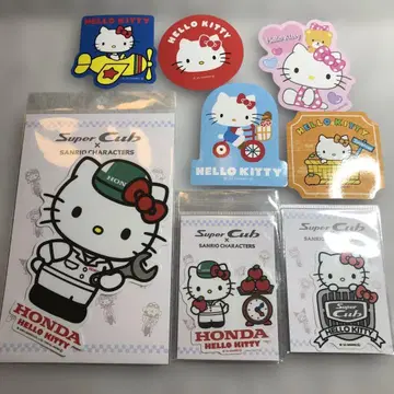 슈퍼커브 Hello Kitty 스티커 세트