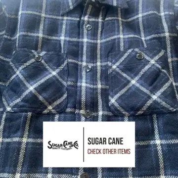 [ 새상품급 ] Sugar Cane (슈가케인) CPO 셔츠 자켓 네이비