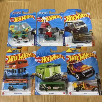Hot Wheels 스쿠비 포함 6대 세트