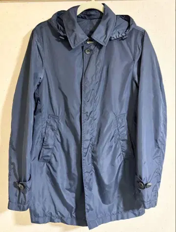 [새상품급] HERNO 네이비 블루 44 스텐카라 코트 이탈리아제