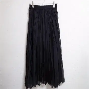 UNITED ARROWS 시어 플리츠 스커트 size36