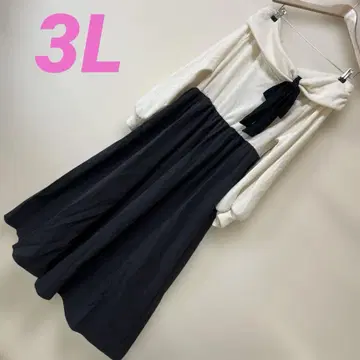 [택 포함 새상품] 빅 사이즈 3L 니트 오프숄더 원피스