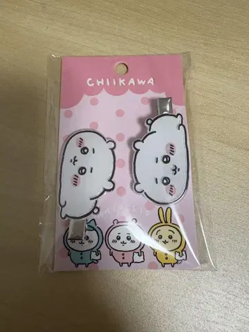 치이카와 (먼작귀) 앞머리 클립 하치와레 토끼 한국 한정판 밤만쥬
