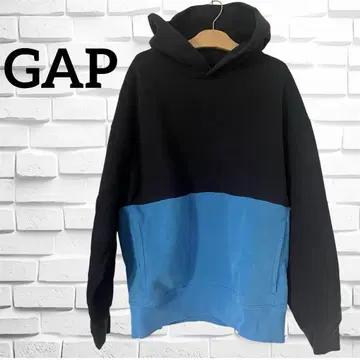 GAP 후드티 두꺼운 원단 바이컬러 네이비 블루 구제 의류