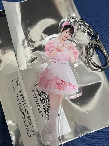Pixel Ribbon 피크리보 블랙 크로사키 모에 아크릴 키링