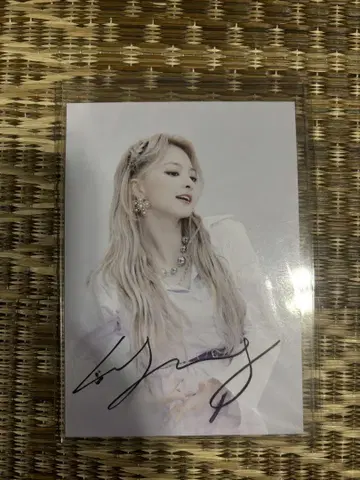 fromis_9 나경 친필 사인 브로마이드