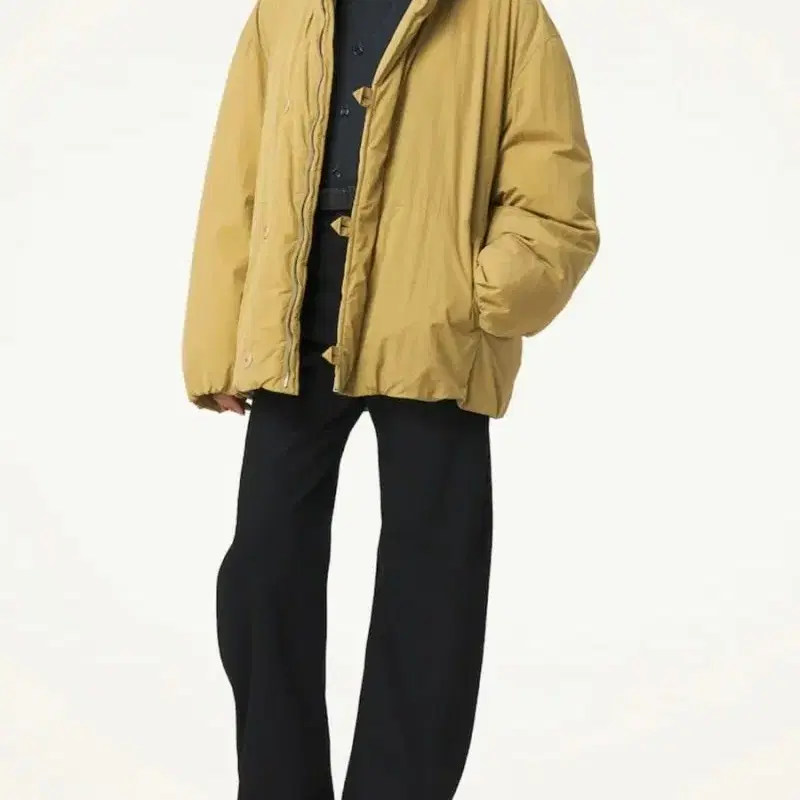 Lemaire Puffer Blouson ochre khaki XS for sale #르메르,#르메르푸퍼