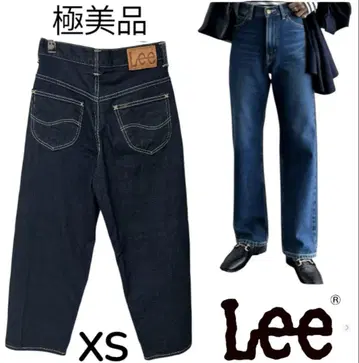 컨디션 최상 Lee 하이웨스트 와이드 데님 LL1605 XS