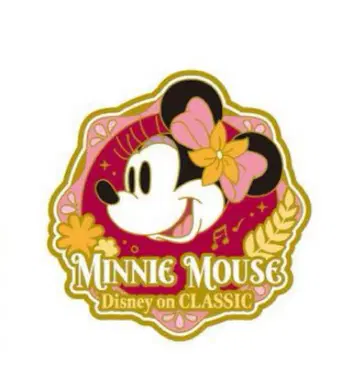 2025년 미니 마우스 핀 배지 Disney on CLASSIC