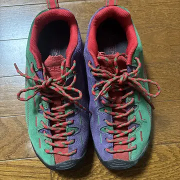 KEEN 아웃도어 신발 그린/빨간색/보라색 jasper 25.5cm