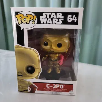 Pop! 스타 워즈 C-3PO 64 보블헤드 프로텍터 포함
