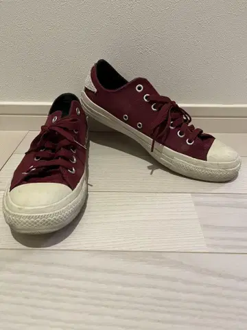 CONVERSE 버건디 로우컷 스니커즈 27cm