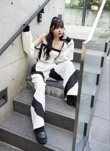 다리치 저지 후드티 3피스 아이보리 FS