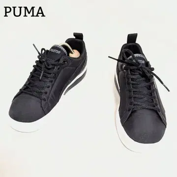 새상품급 PUMA 스니커즈 러닝화 운동화 경량 로고 블랙 26cm
