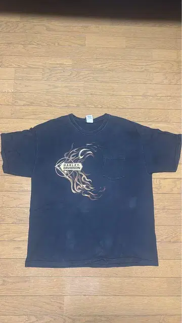 Harley-Davidson 프레임 디자인 T셔츠 XL