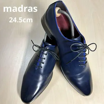 [ 컨디션 최상 ] madras 마드라스 홀컷 비크투 네이비 일본제