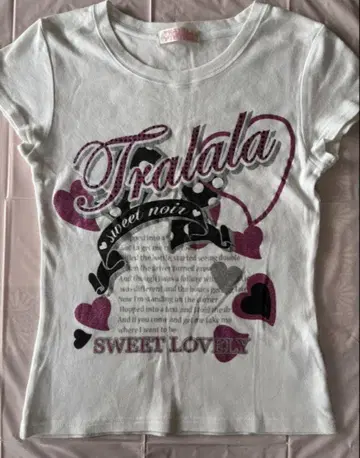 트라라 T셔츠 헤이세이 갸루 레어 초레어