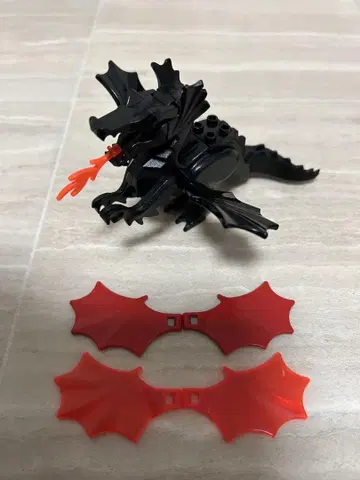 LEGO 레고 드래곤 블랙 깃털 3종