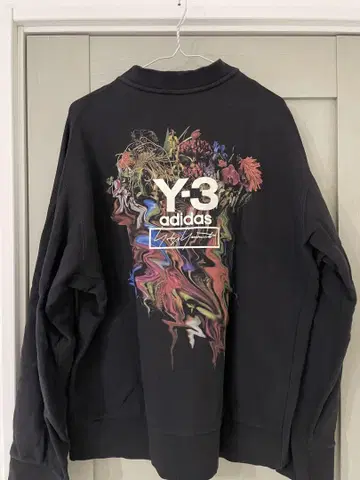 Y-3 꽃무늬 그래픽 트레이닝복
