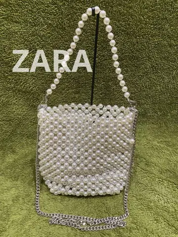 [ 새상품급 ] ZARA 펄 숄더백 핸드백