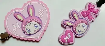 토끼 캐릭터 하트 모양 키링