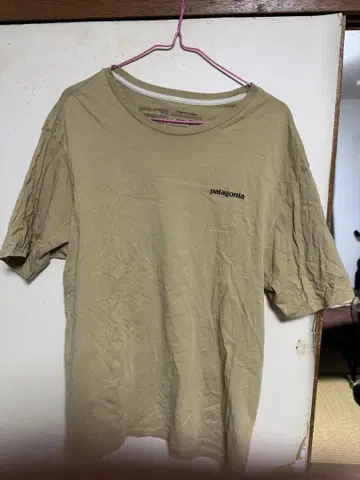 patagonia 오가닉 코튼 T셔츠 M 베이지