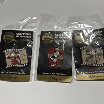 Disney 100주년 CENTURY OF DREAMS 핀 배지 세트