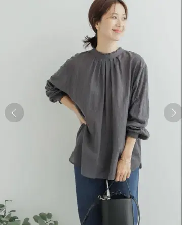 어반 리서치 도어스 요루류 스트라이프 2WAY 블라우스