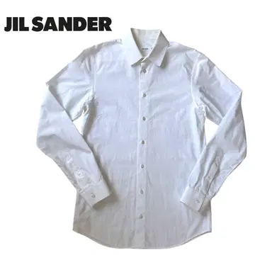 JIL SANDER 질샌더 드레스 셔츠 와이셔츠 화이트 흰색 37