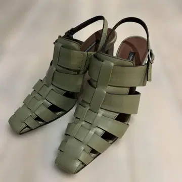 RABOKIGOSHI works 올리브 그린 샌들