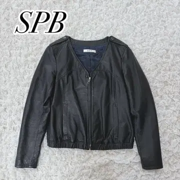 SPB 월드 돈피 가죽 자켓 블랙