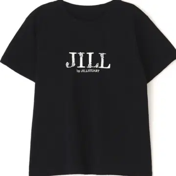 JILL BY JILLSTUART 오가닉 코튼 비쥬 로고 T셔츠