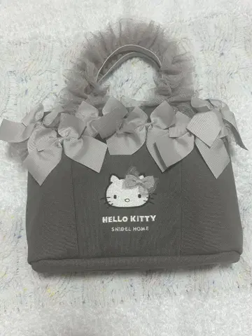 헬로키티 스나이델 홈 토트백 그레이