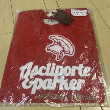 Ascloporte & Parker 레드 T셔츠 L 사이즈