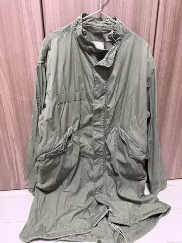 m65 파카 실물 올리브 그린 밀리터리 자켓 롱 기장