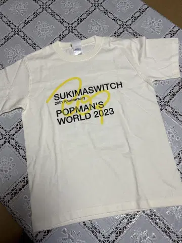 SUKIMASWITCH 20주년 기념 T셔츠 S 사이즈