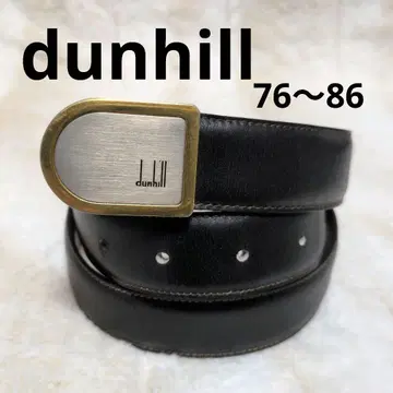 dunhill 가죽 벨트 블랙 76~86 폭 3cm