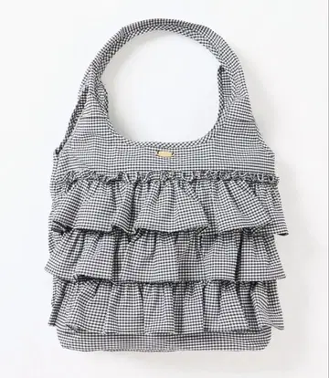아메노치하레 포켓터블 프릴 에코백