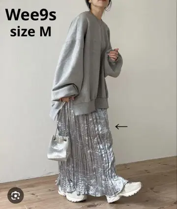 Wee9s/dairy metallic washer skirt/M