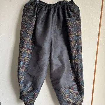 기모노 리메이크 팬츠