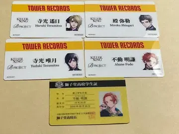 B-PROJECT B프로 타워 레코드 스태프 카드 키라킨