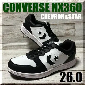 26.0 CONVERSE NX360 WHT/BLK 인기 셰브론 & 스타
