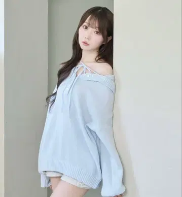 로제 뮤즈 RoseMuse Mohair knit hoodie