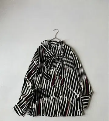 HANAE MORI 하나에모리 보타이 블라우스