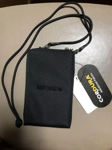 MARY QUANT 블랙 숄더백 CORDURA 새상품, 미사용품